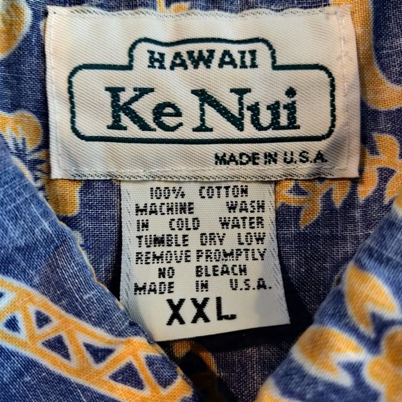 Ke Nui Hawaii Mens UCLA 1996 Collectors Edition Reverse Print Aloha Shirt XXL - Picture 7 of 7